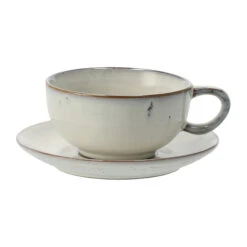 Broste Copenhagen Taza De Té Y Plato Nordic Sand