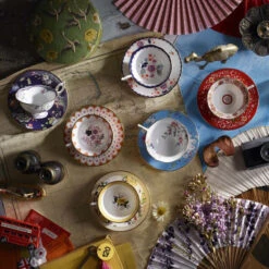 Taza De Té Y Platillo Wonderlust -Vajilla Tienda 34949 02 02 3673a238c4