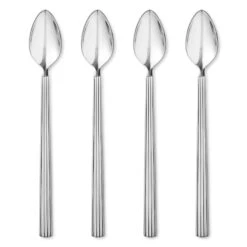 Georg Jensen 4 Cucharillas De Café Latte Bernadotte