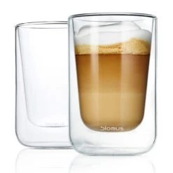 Blomus 2 Vasos De Cappucino Nero Isolerande