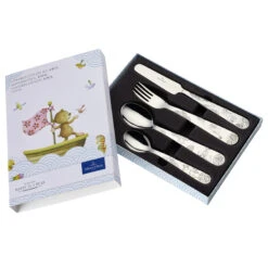 Villeroy & Boch Cubiertos Infantiles Happy As A Bear 4 Piezas -Vajilla Tienda 38450 01 02 6f65891f41