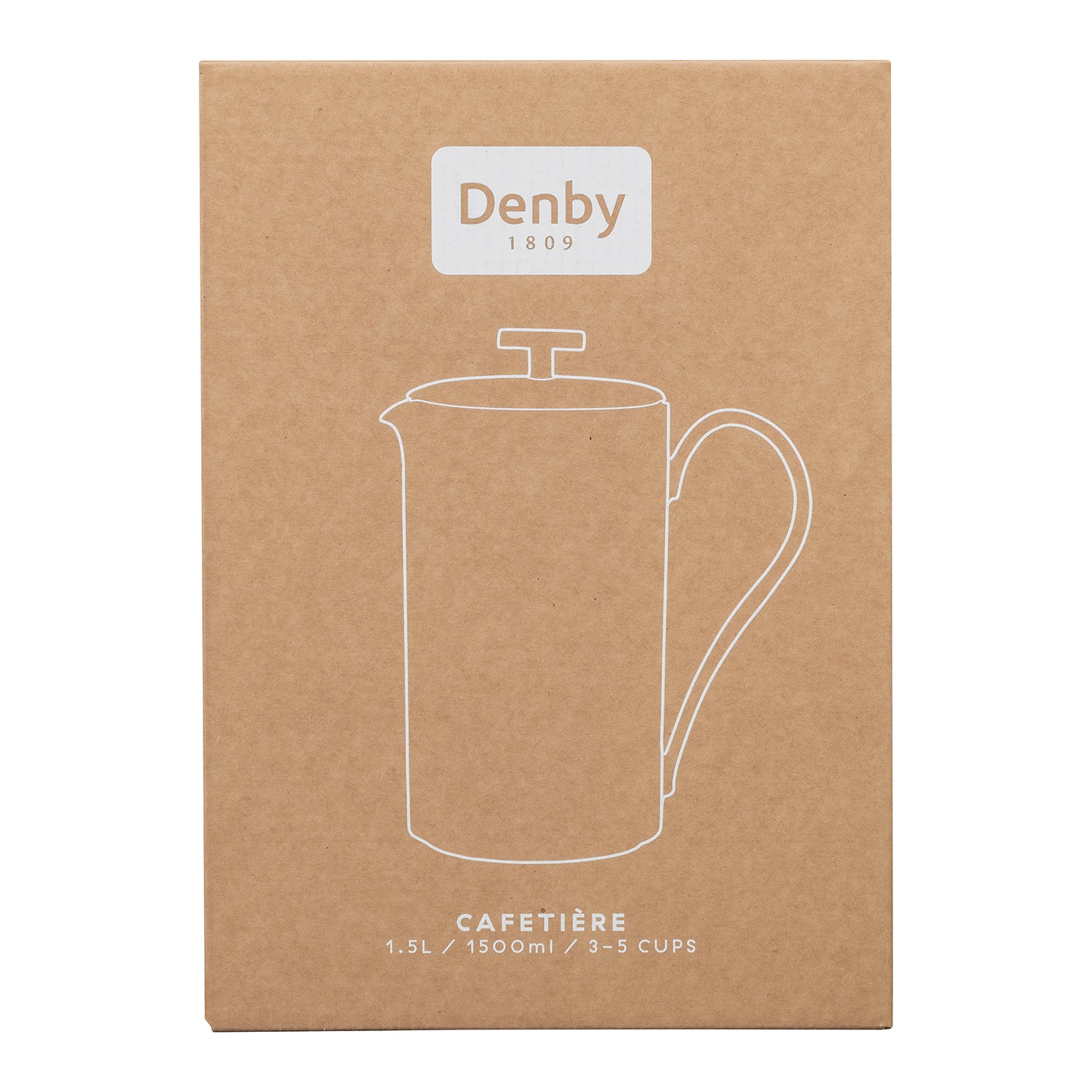 Denby Cafetera De émbolo Studio Grey Brew 1,2 L 7 Denby Cafetera De émbolo Studio Grey Brew 1,2 L - Imagen 5