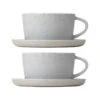 Blomus 2 Tazas De Café Y Platillo Sablo