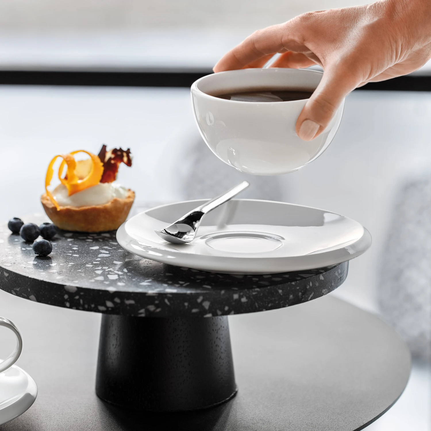 Villeroy & Boch Plato De Café NewMoon Ø17 Cm 4 Villeroy & Boch Plato De Café NewMoon Ø17 Cm - Imagen 2