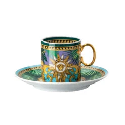 Taza Espresso Y Platillo Versace Jungle Animalier