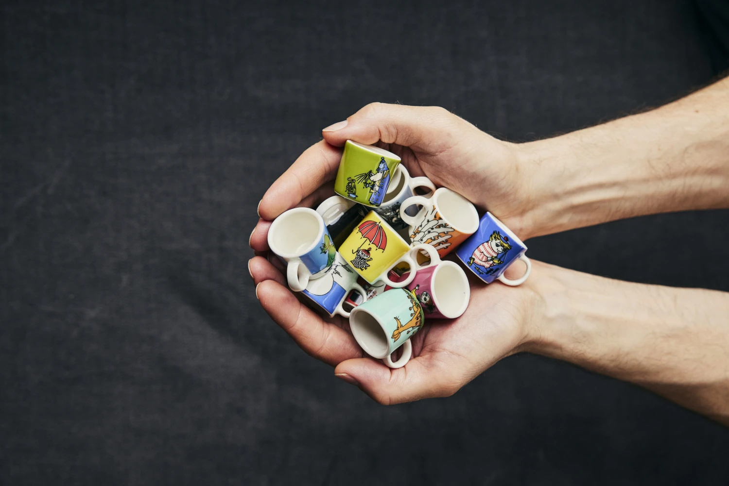 Arabia 6 Tazas Mumin Mini Tredje Classic 4 Arabia 6 Tazas Mumin Mini Tredje Classic - Imagen 2