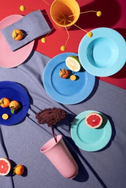 Lyngby Porcelæn Plato Hondo Rhombe Ø24,5 Cm -Vajilla Tienda 510556 01 7 EnvironmentImage d9f06de390