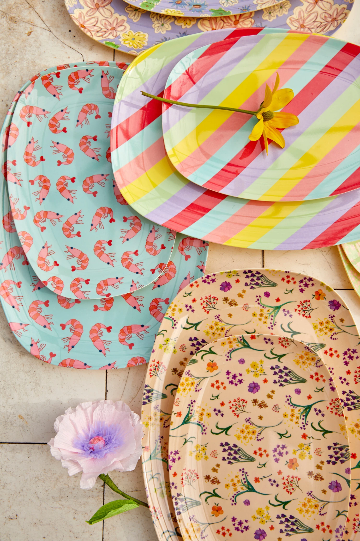 Plato Melamina Rice 16,5x23 Cm 5 Plato Melamina Rice 16,5x23 Cm - Imagen 3