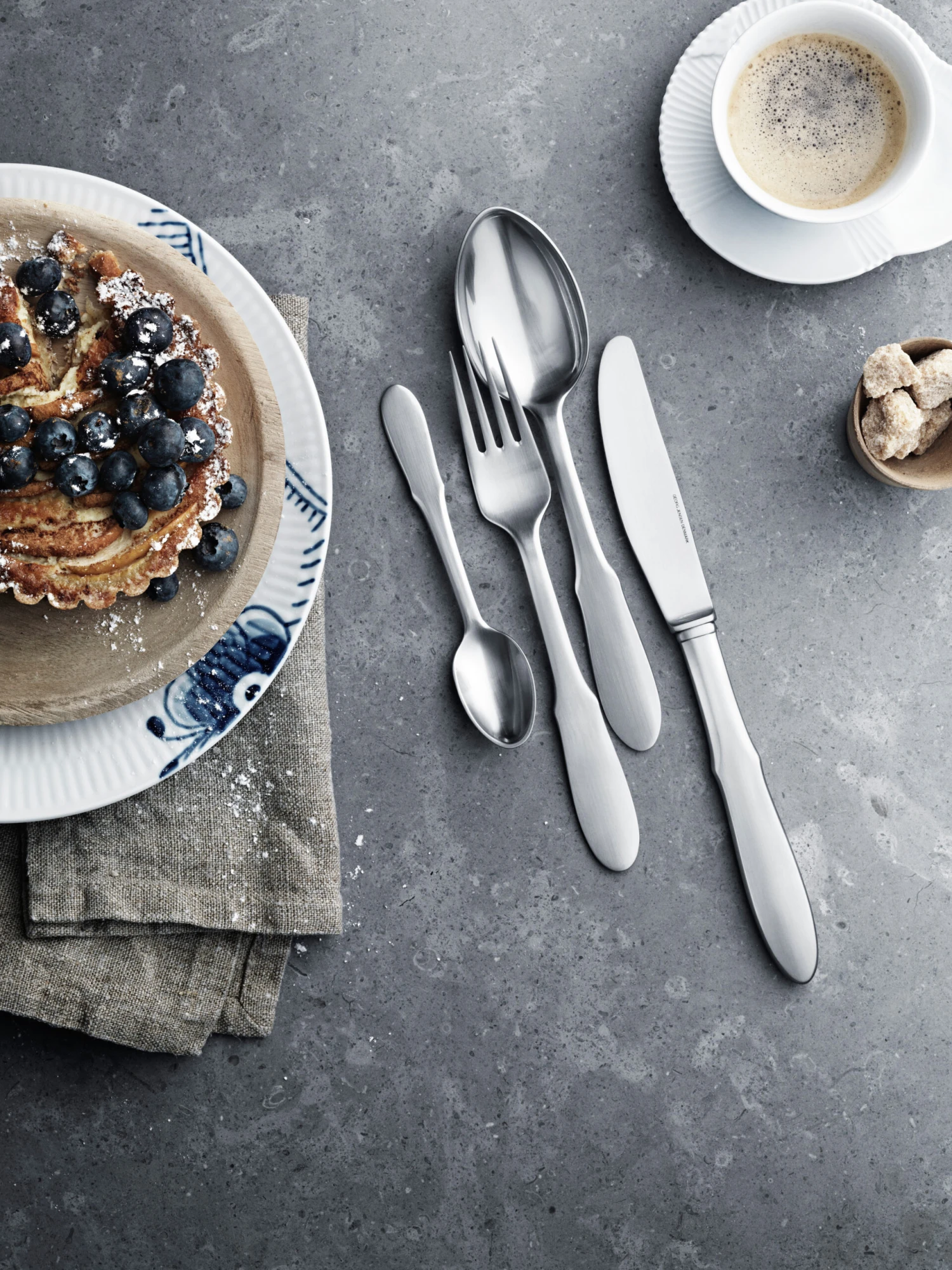 Georg Jensen Tenedor De Mesa Mitra Mate 4 Georg Jensen Tenedor De Mesa Mitra Mate - Imagen 2