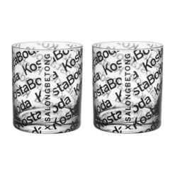 Kosta Boda 2 Vasos Salong Betong Old Fashioned 28 Cl