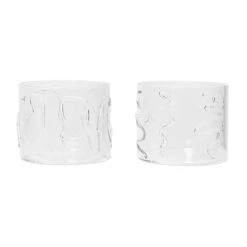 Ferm LIVING 2 Vasos Doodle Low