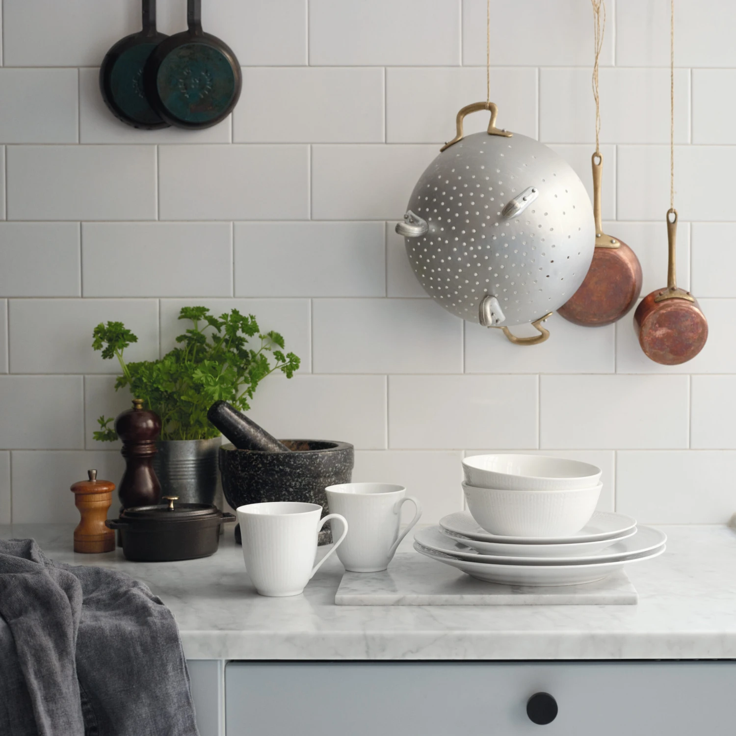 Rörstrand Vajilla Swedish Grace Blanco, 8 Piezas 7 Rörstrand Vajilla Swedish Grace Blanco, 8 Piezas - Imagen 5